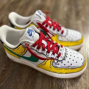 Custom Women’s cartoon Nike AirForce 1